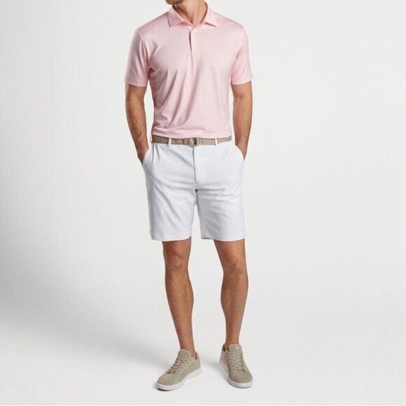 Peter Millar Other - Peter Millar White Salem Performance Short - 9 inch Inseam Golfing SIZE 38